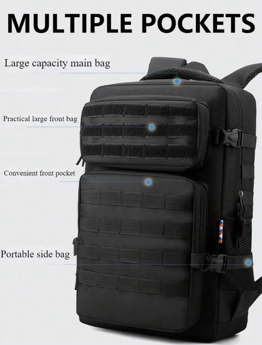 Sac à Dos Tactical Sport — Grande Capacité